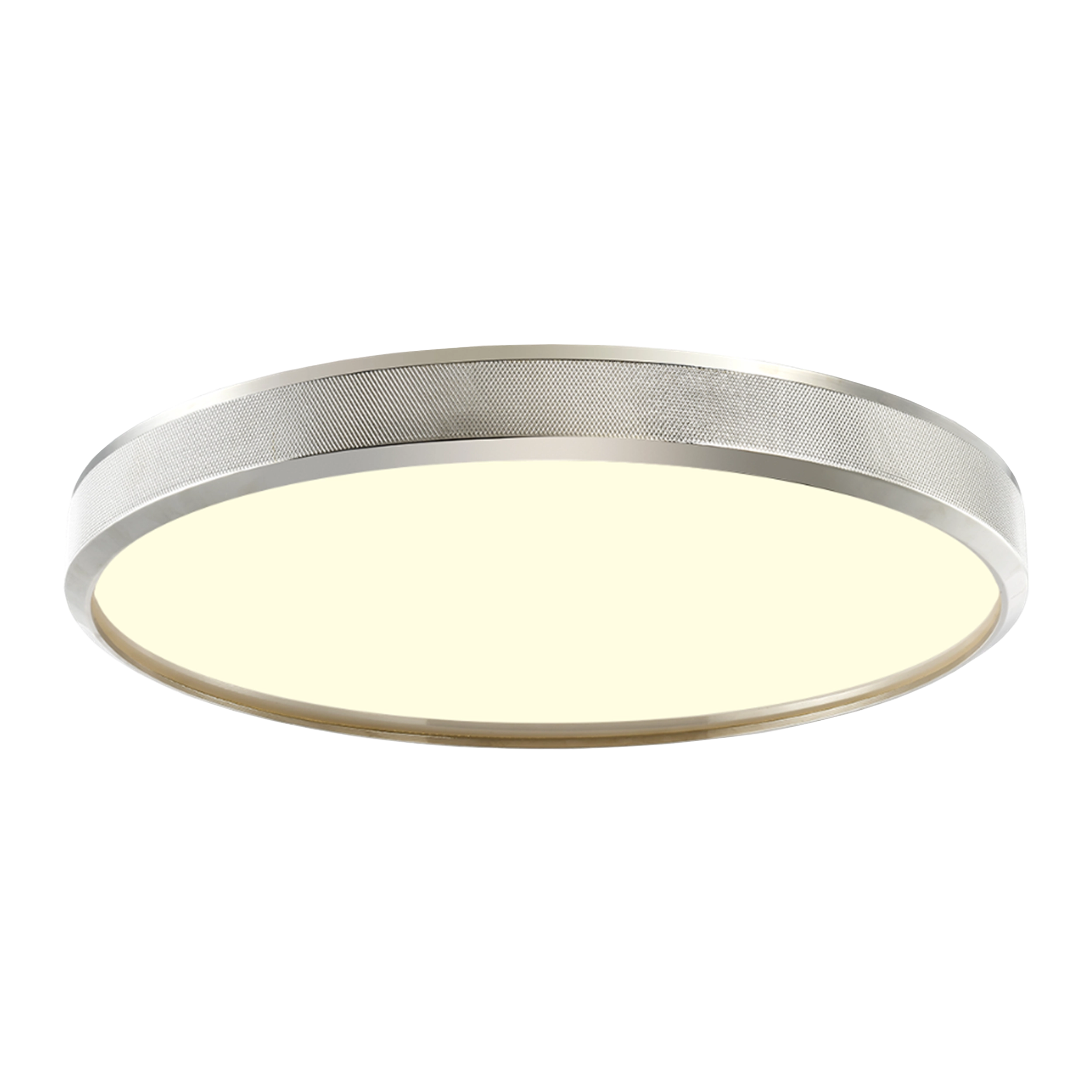 Zigrina 24" Diamond Knurled Flush Mount