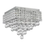 Palatail 12" Crystal Flush Mount