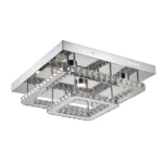 Ember 22" Square Crystal Flush