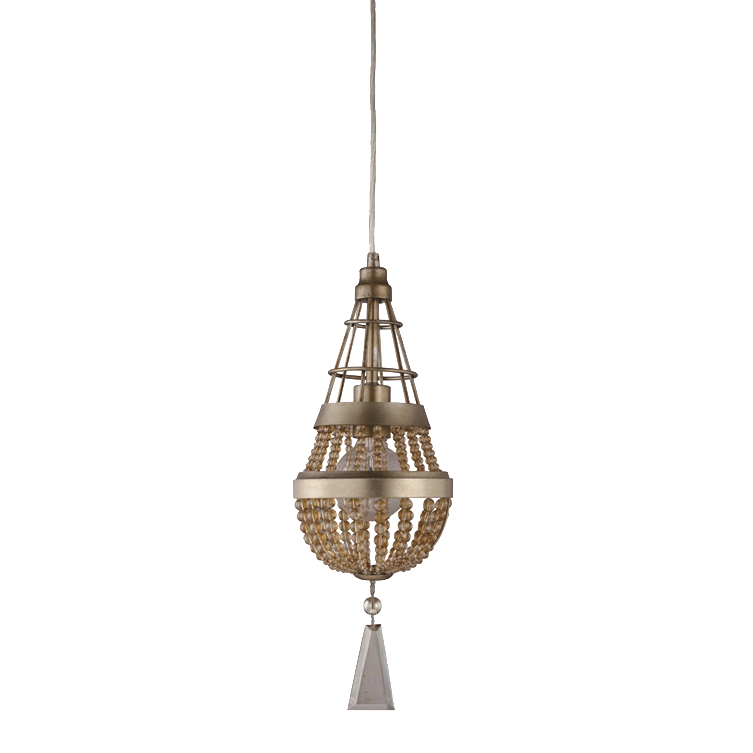 Arbelos Vertical Crystal Mini-Pendant