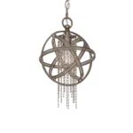 Cascade 11" Orbital Crystal Mini-Pendant