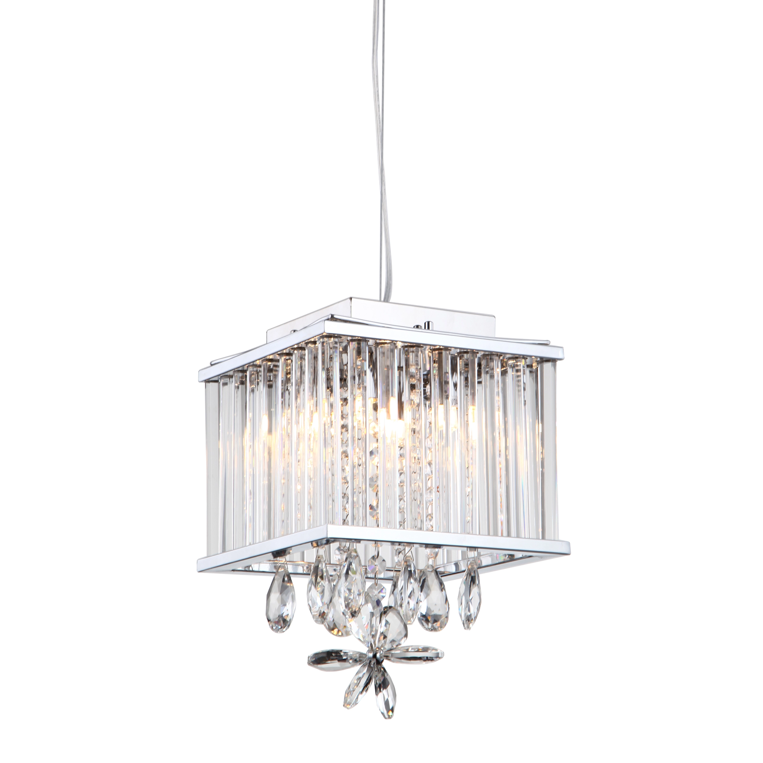 Easton 8" Crystal Mini-Pendant