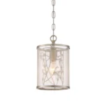 Vine Organic Drum Crystal Mini-Pendant