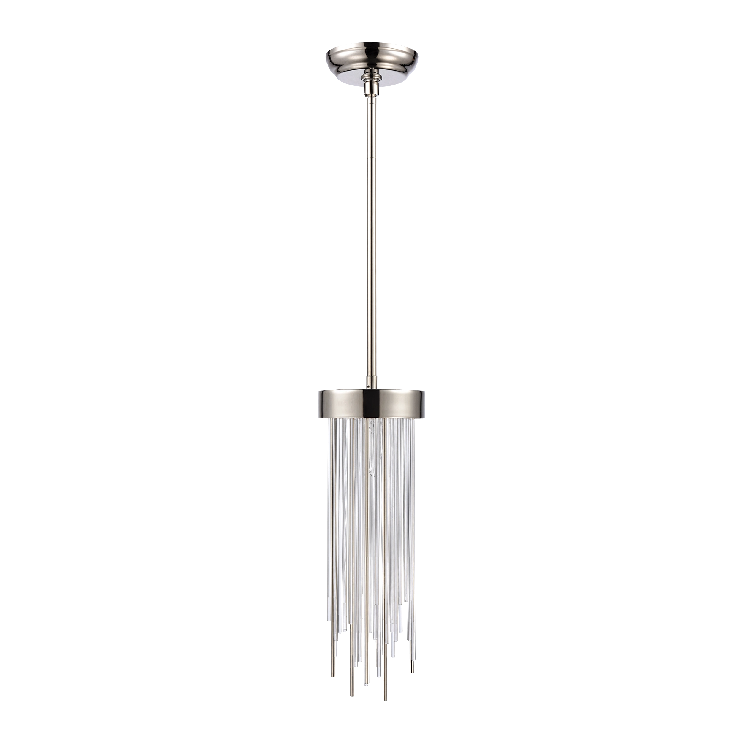 Waterfall Round Glass Mini-Pendant