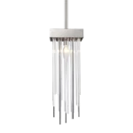 Waterfall Square Glass Mini-Pendant