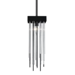 Waterfall Square Glass Mini-Pendant