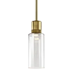 Zigrina 12" Glass Drum Pendant