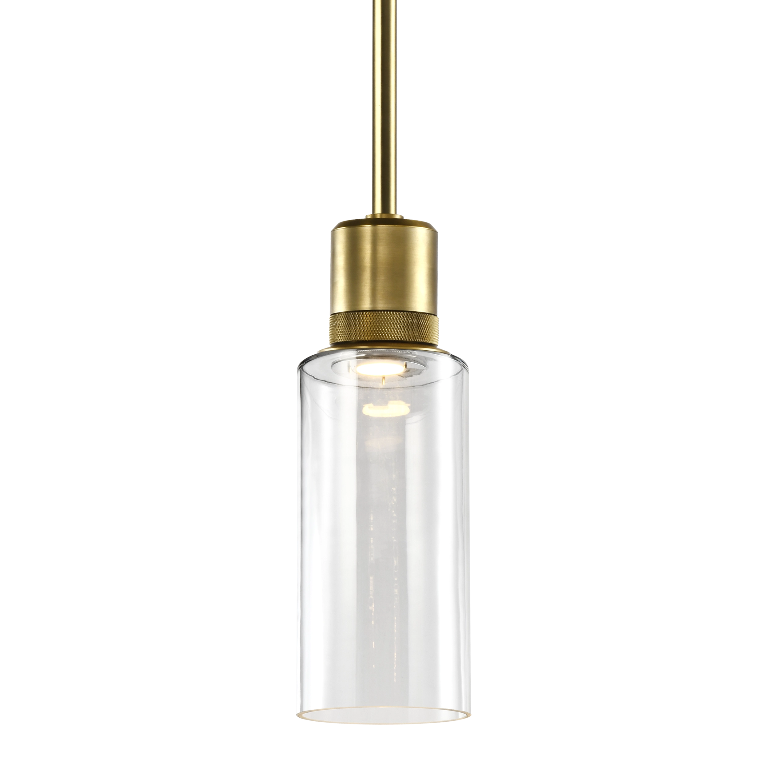 Zigrina 12" Glass Drum Pendant