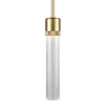 Zigrina 12" Fluted Glass Pendant