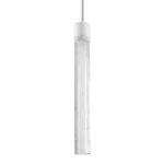 Zigrina 18" Crackled Glass Pendant