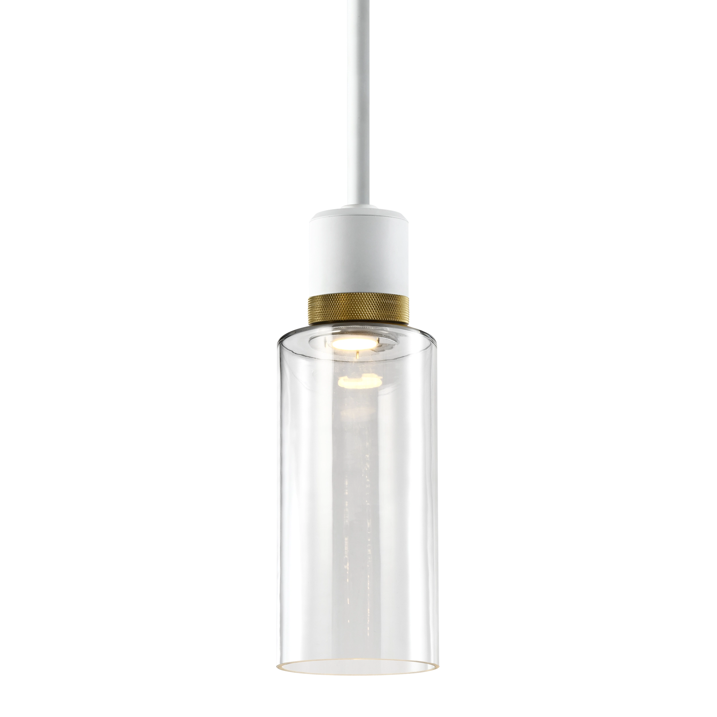 Zigrina 12" Glass Drum Pendant