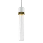 Zigrina 12" Crackled Glass Pendant