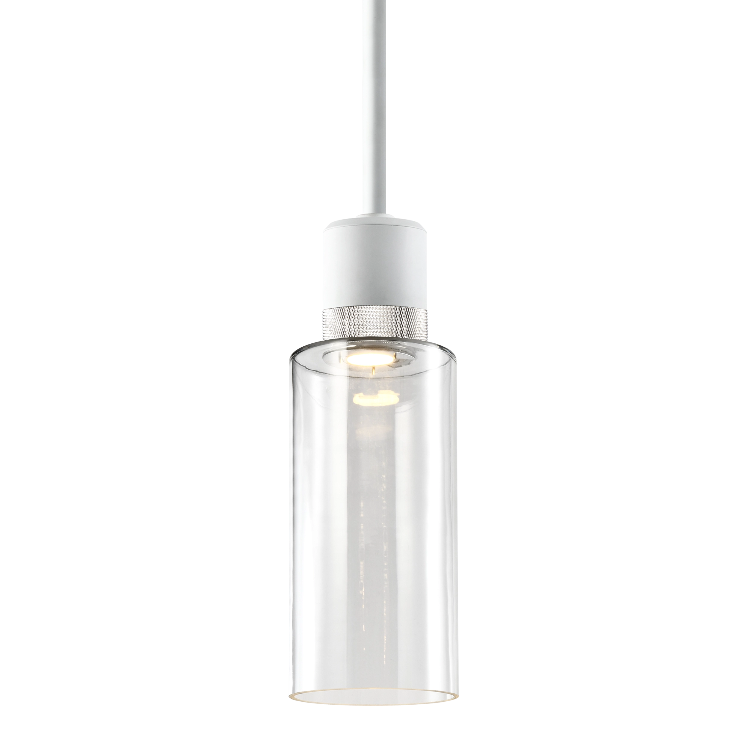 Zigrina 12" Glass Drum Pendant