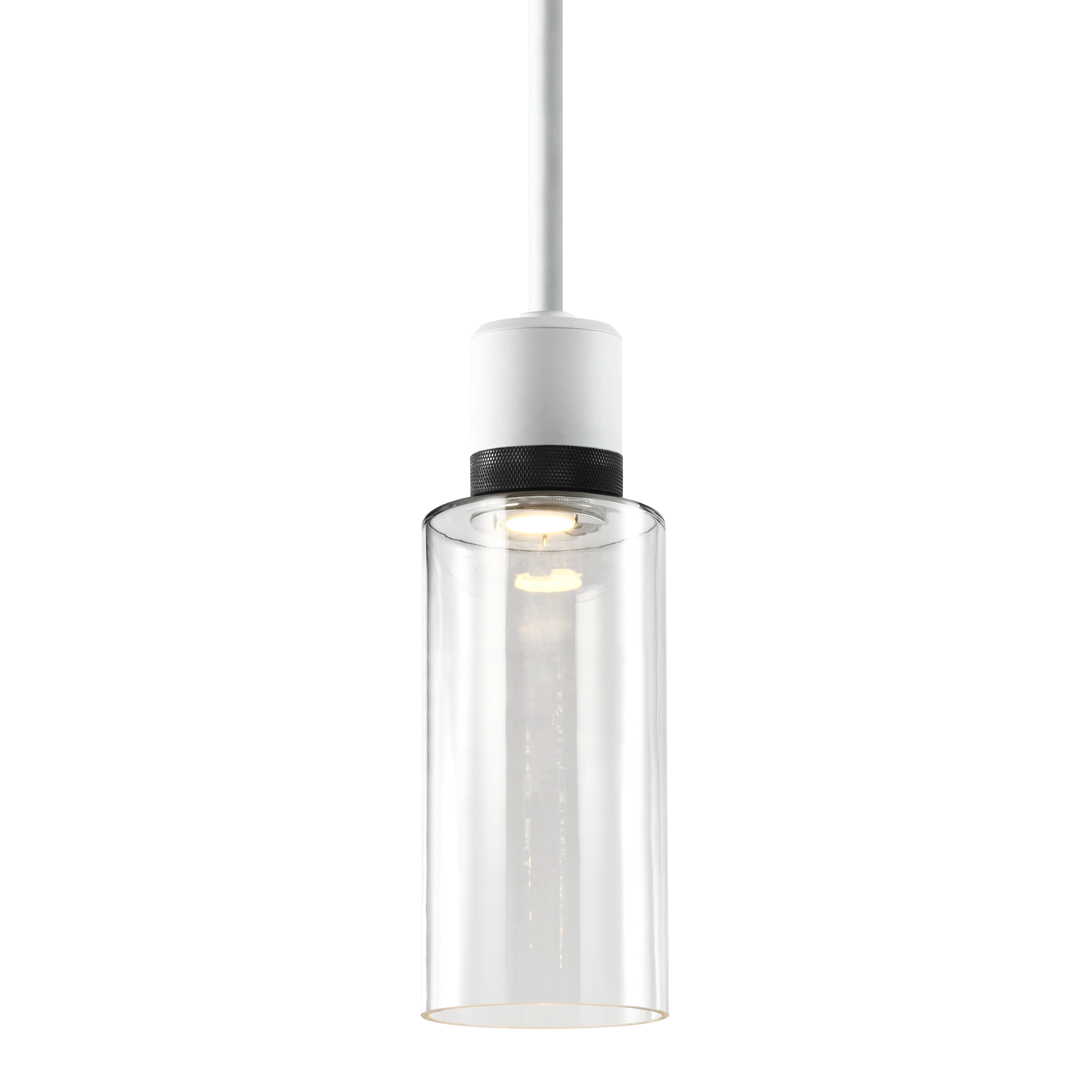 Zigrina 12" Glass Drum Pendant