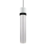 Zigrina 12" Fluted Glass Pendant