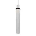 Zigrina 18" Fluted Glass Pendant