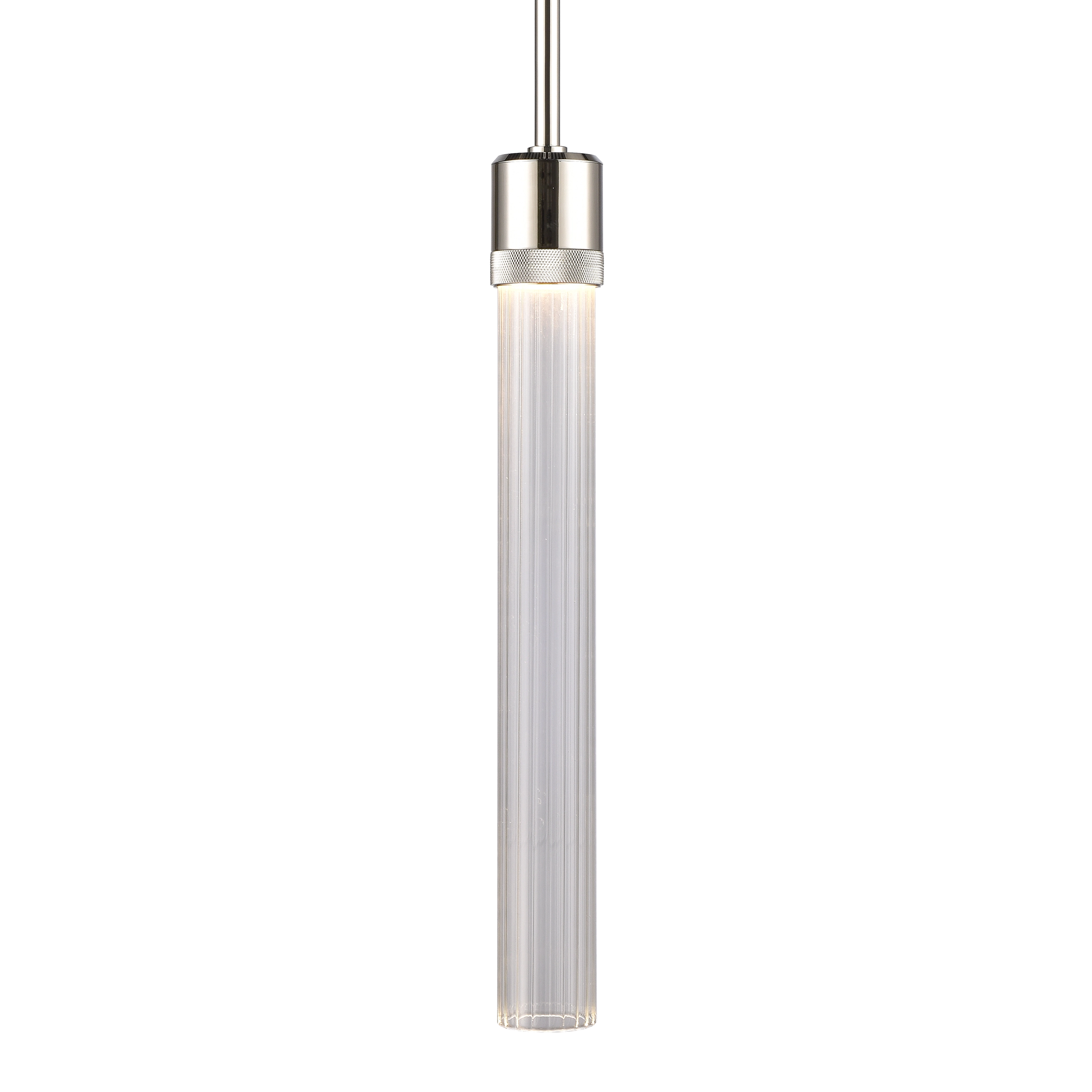 Zigrina 18" Fluted Glass Pendant