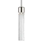 Zigrina 12" Crackled Glass Pendant
