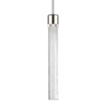 Zigrina 18" Crackled Glass Pendant