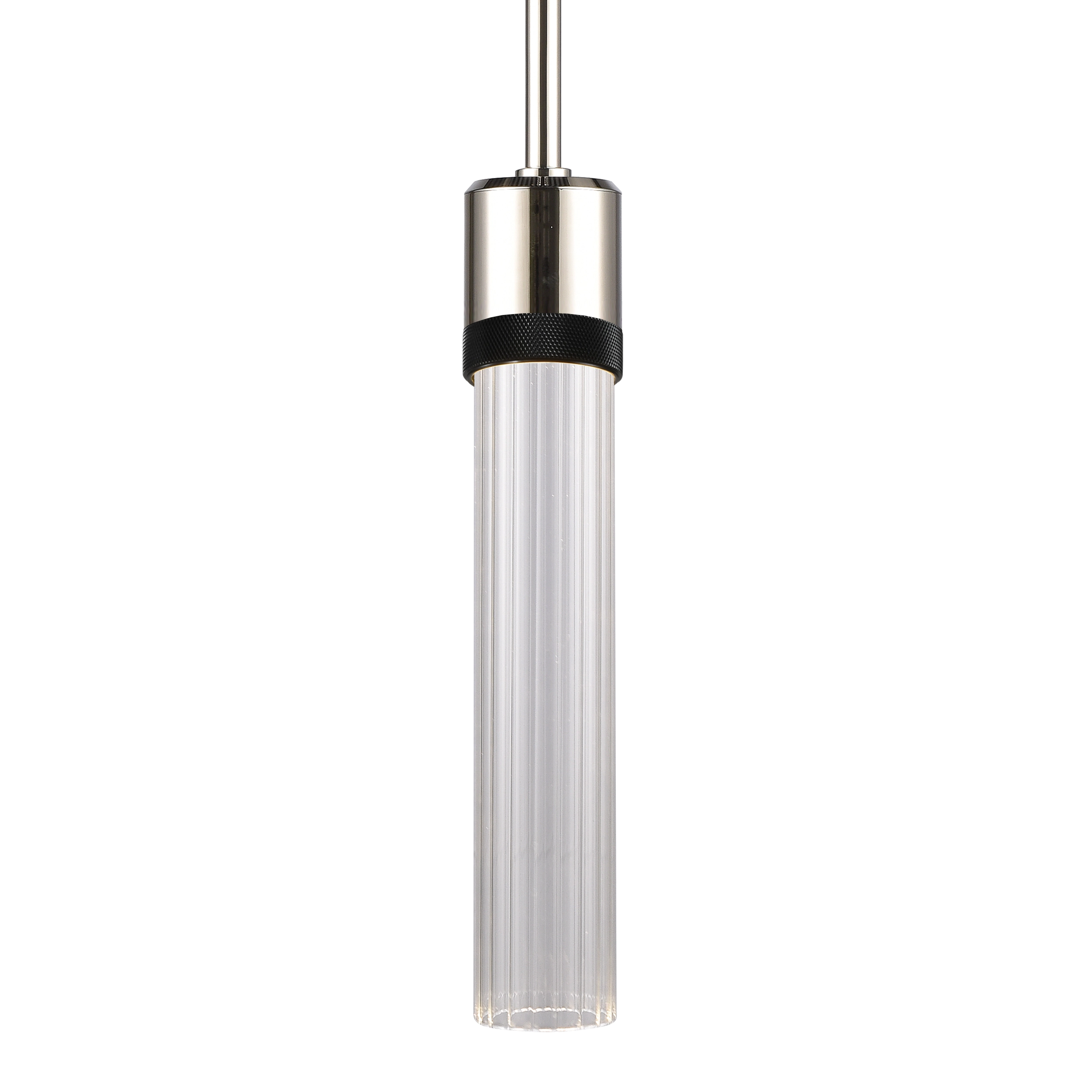 Zigrina 12" Fluted Glass Pendant