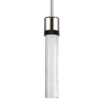 Zigrina 12" Crackled Glass Pendant
