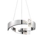 Arcus 25" Segmental Crystal Chandelier