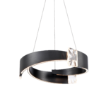 Arcus 25" Segmental Crystal Chandelier
