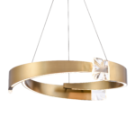 Arcus 32" Segmental Crystal Chandelier