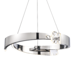 Arcus 32" Segmental Crystal Chandelier