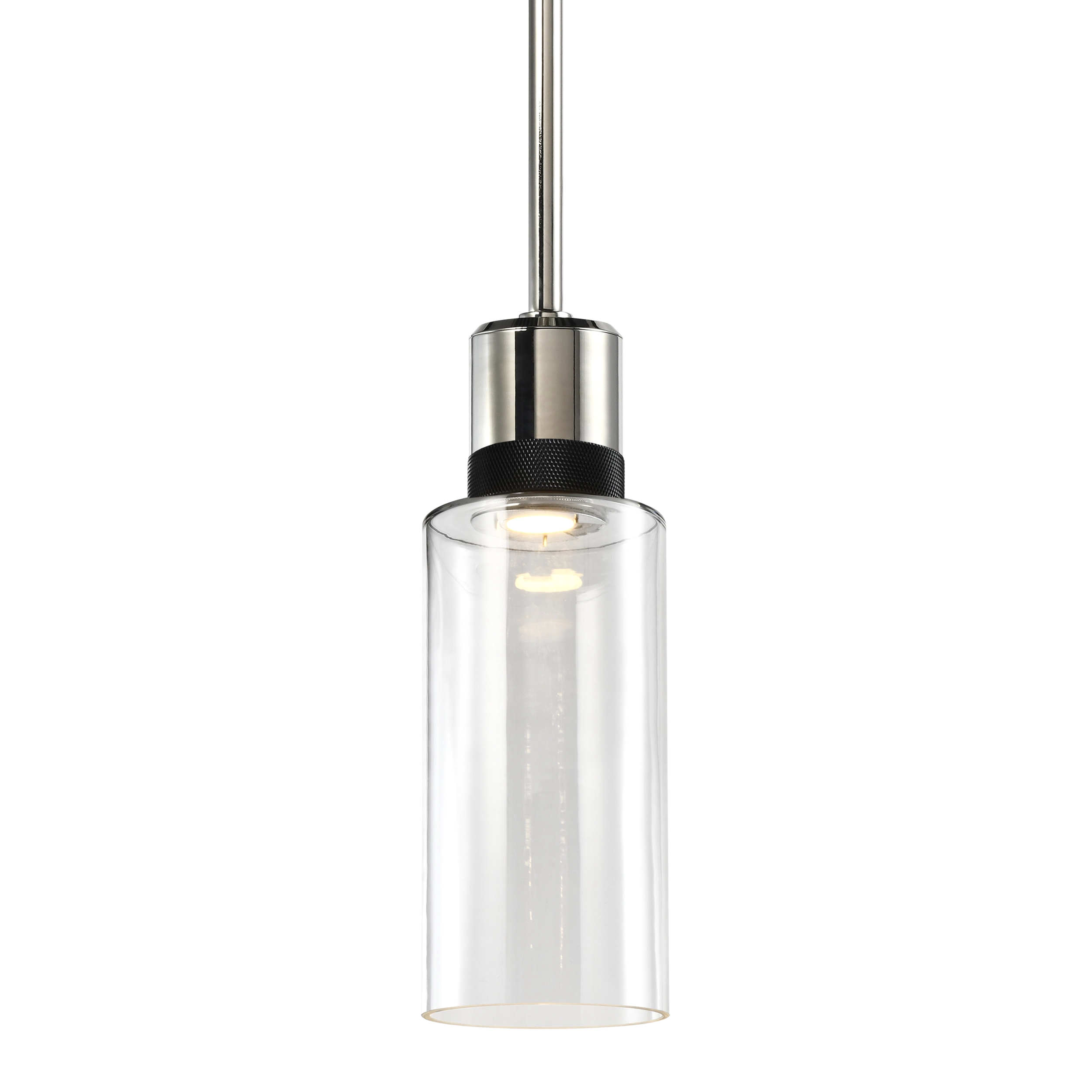 Zigrina 12" Glass Drum Pendant