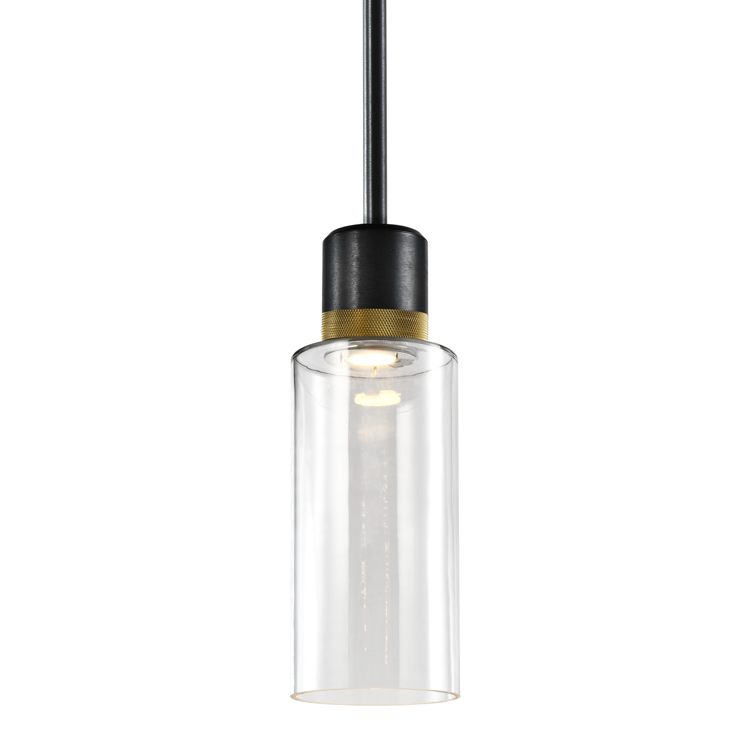 Zigrina 12" Glass Drum Pendant