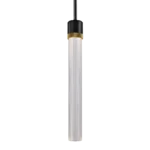 Zigrina 18" Fluted Glass Pendant