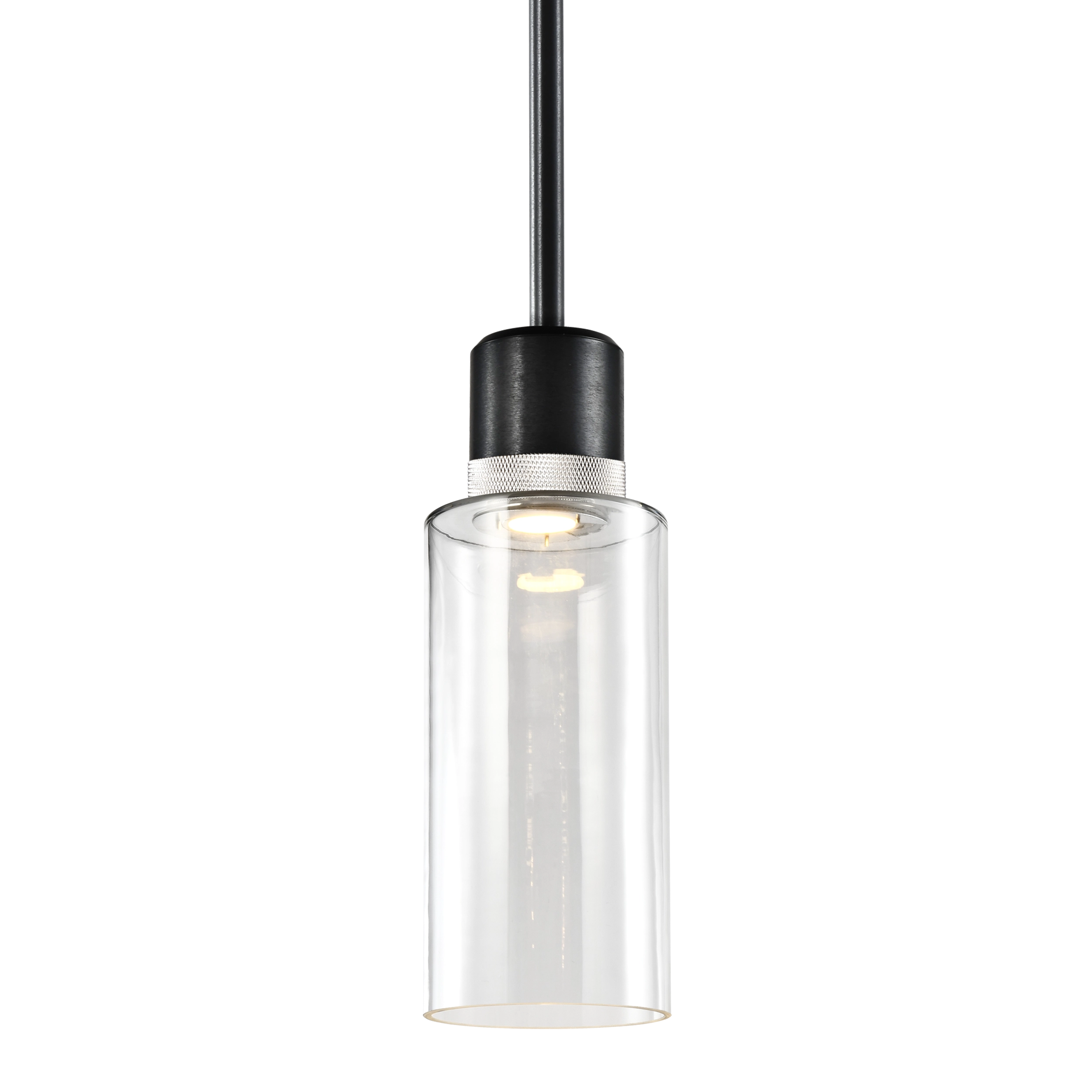 Zigrina 12" Glass Drum Pendant