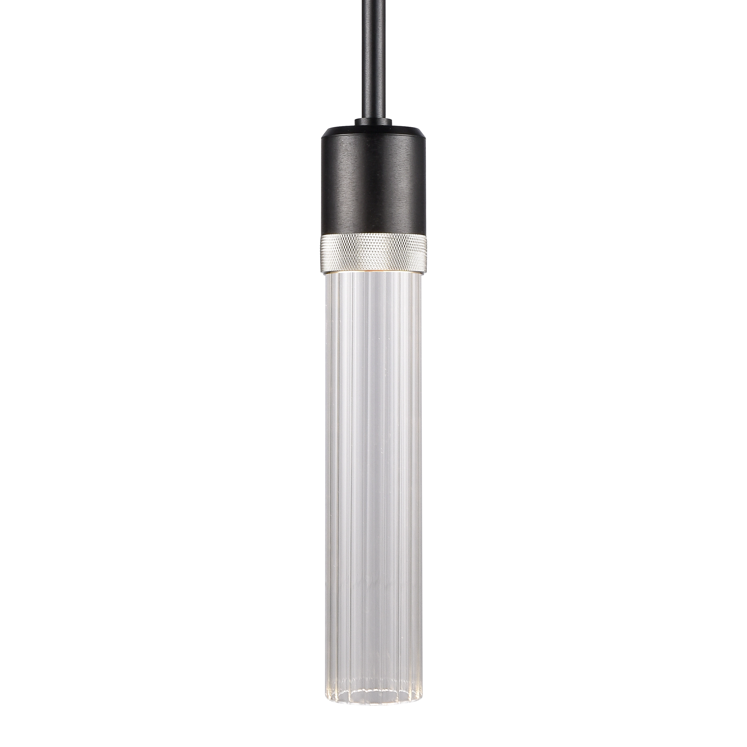 Zigrina 12" Fluted Glass Pendant