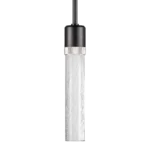 Zigrina 12" Crackled Glass Pendant