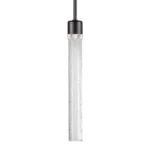 Zigrina 18" Crackled Glass Pendant