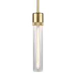 Zigrina 12" Fluted Glass Pendant