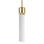 Zigrina 12" White Glass Pendant