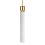 Zigrina 18" White Glass Pendant