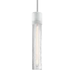 Zigrina 12" Crackled Glass Pendant