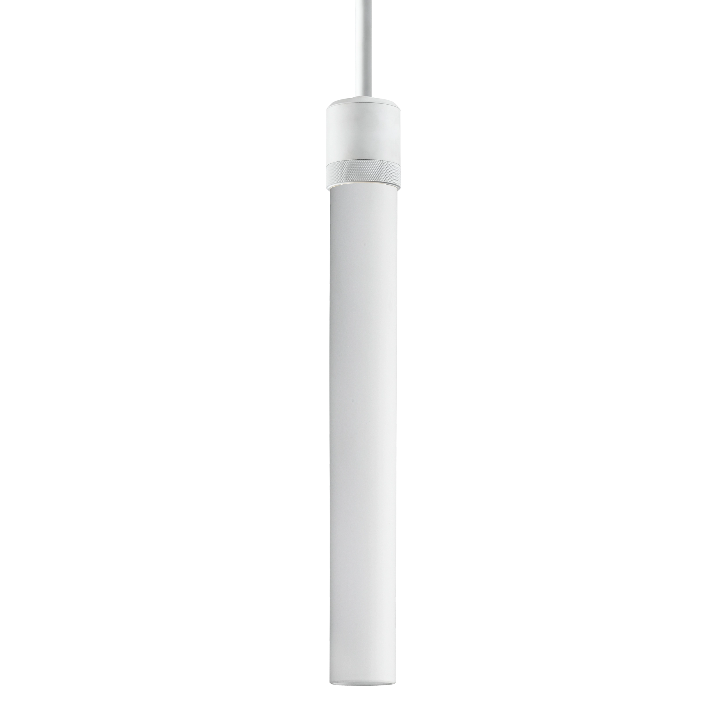 Zigrina 18" White Glass Pendant