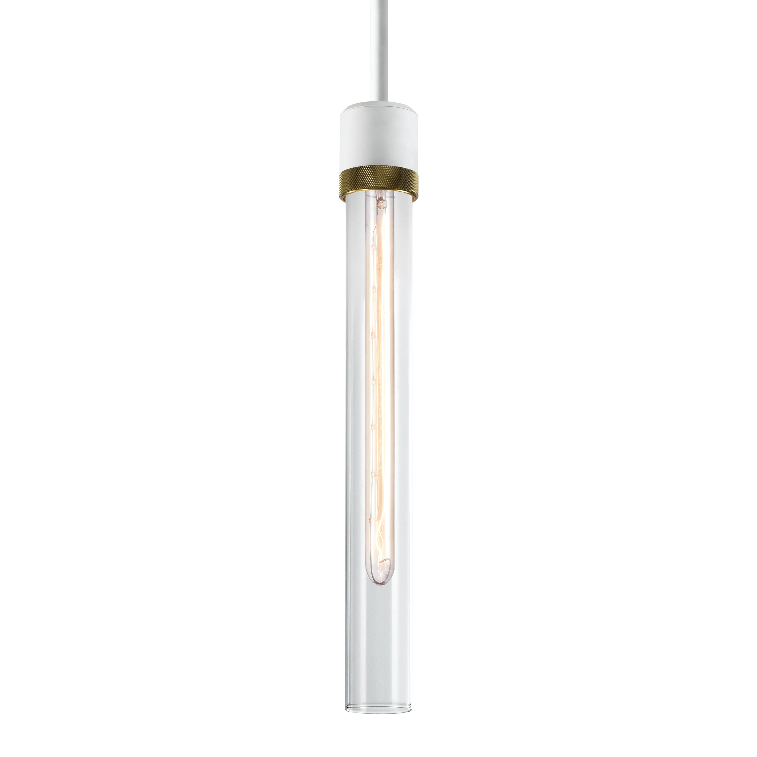 Zigrina 18" Clear Glass Pendant