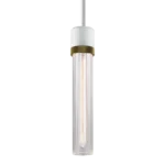 Zigrina 12" Fluted Glass Pendant