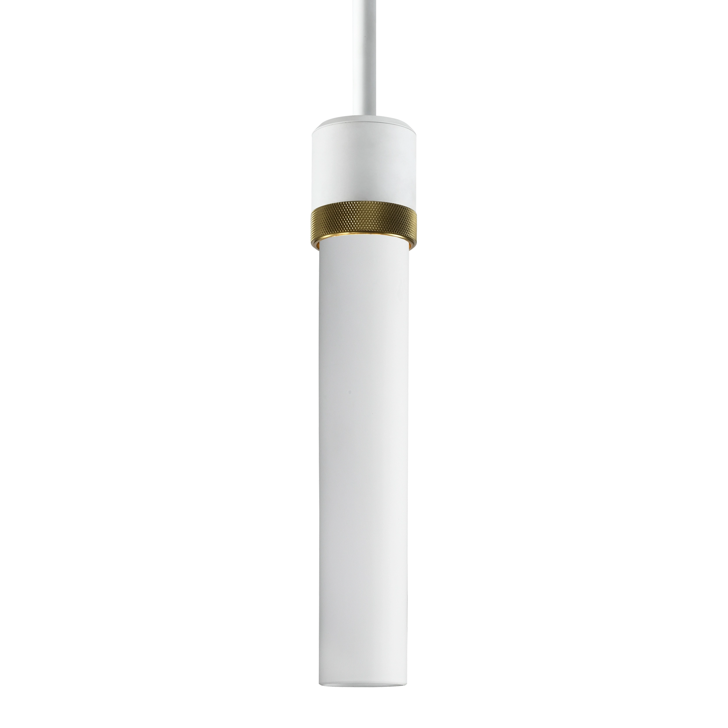 Zigrina 12" White Glass Pendant