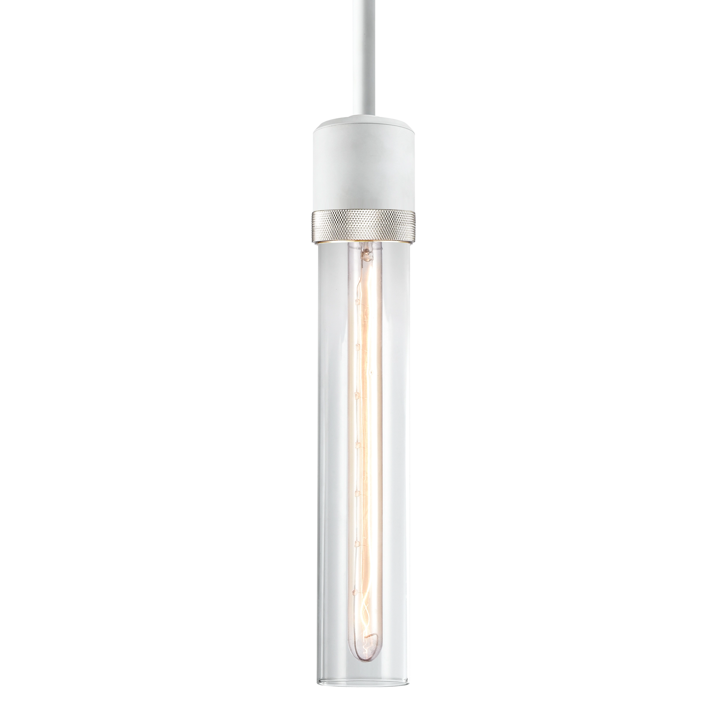 Zigrina 12" Clear Glass Pendant