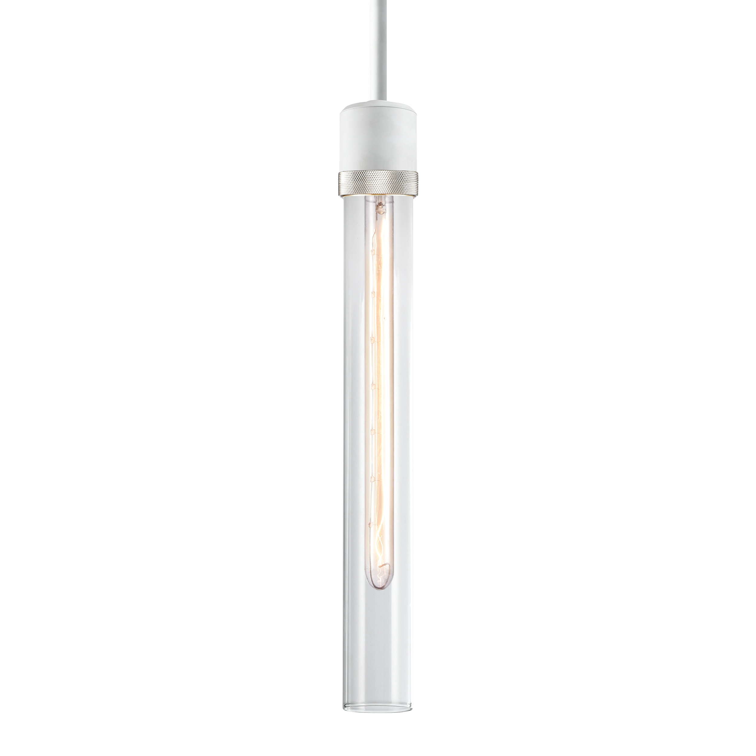 Zigrina 18" Clear Glass Pendant