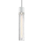 Zigrina 12" Crackled Glass Pendant