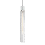 Zigrina 18" Crackled Glass Pendant