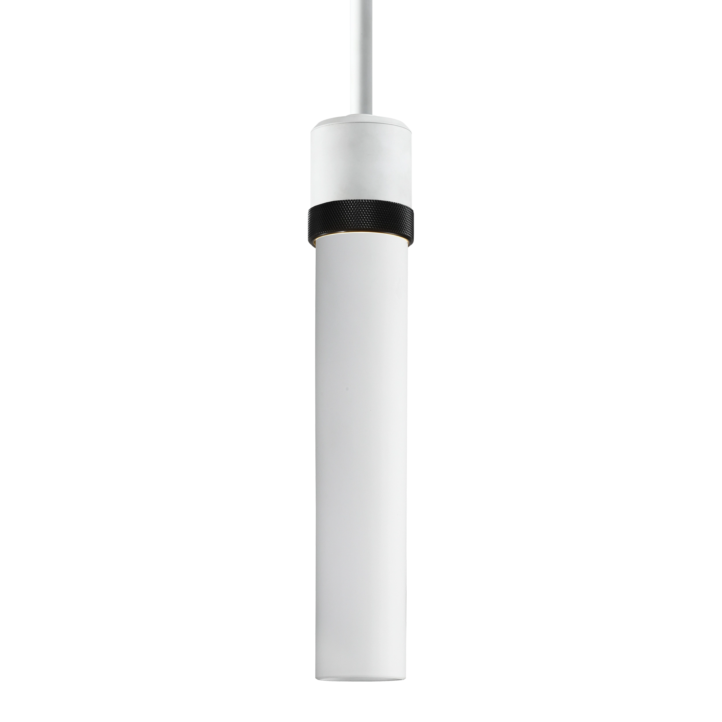 Zigrina 12" White Glass Pendant