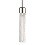 Zigrina 12" Crackled Glass Pendant